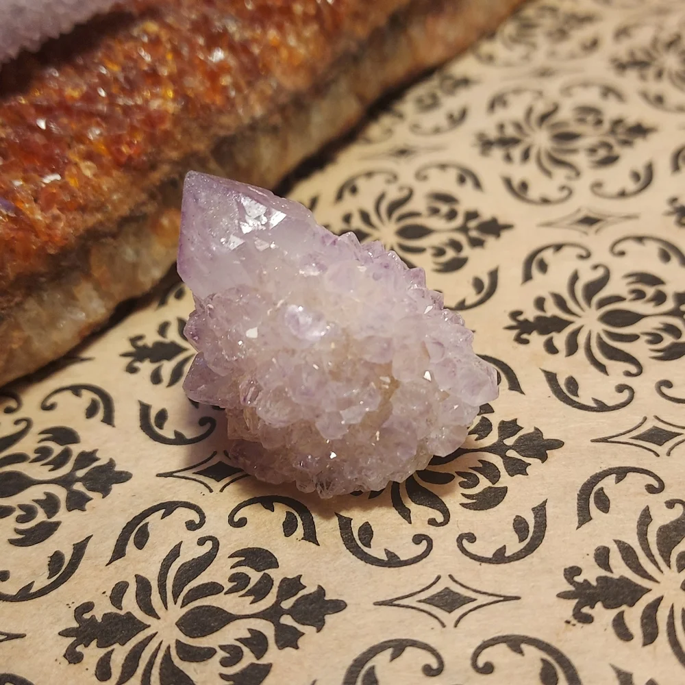 **1 DAY SALE! *** Purple Spirit Quartz Crystals Cactus Pineapple Purple Amethyst - Picture 8 of 16